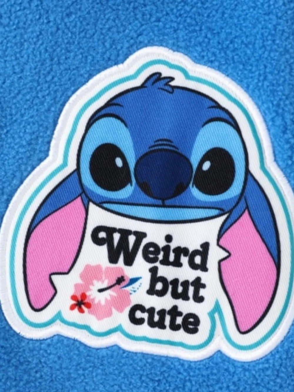 Disney Stitch Girls Fleece Bomber Jackets Graphic Winter Plush Varsity Outerwear